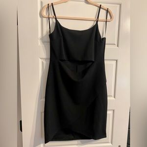 Cut out black mini dress… perfect for girls night out!